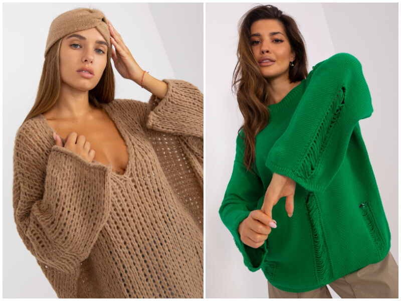 Didmeninė prekyba moteriškais negabaritiniais megztiniai – susitinkame su šių metų rudens hitais!
