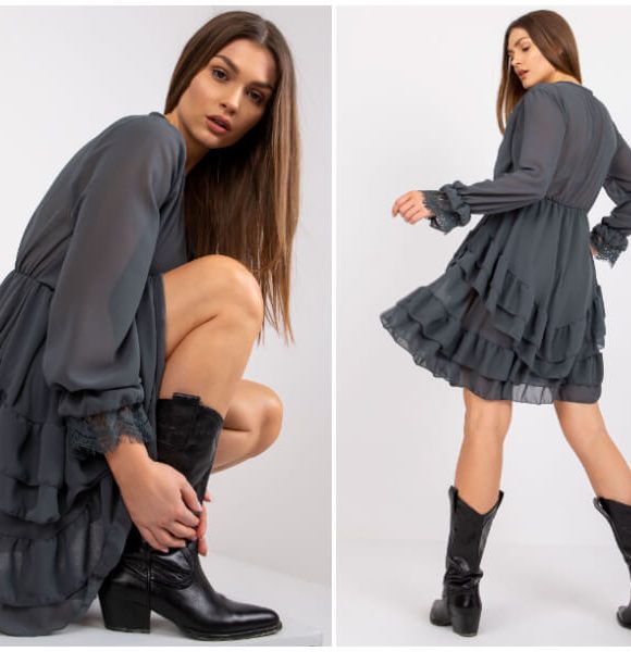 Suknelės su puošmenimis – moteriškas kirpimas bet kuriam sezonui